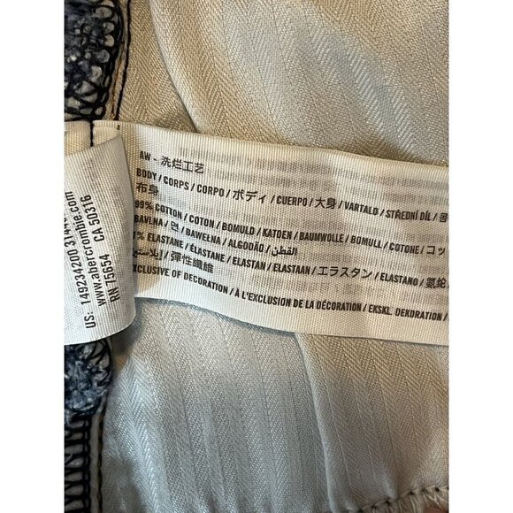 ABERCROMBIE & FITCH Women Curve Love The High Rise Mom Shorts Size 25 / 0 - Picture 9 of 9